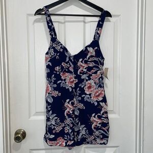 Flynn Skye Womens Size Small Floral Print Romper